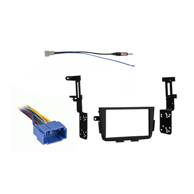 Fits Acura MDX 2005-2006 Metra Double DIN Dash Kit with Harmony Radio Harness