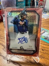 2026 Bowman  Roldy Brito Mega Chrome Base Rose Gold Mojo Refractor Auto  1/1