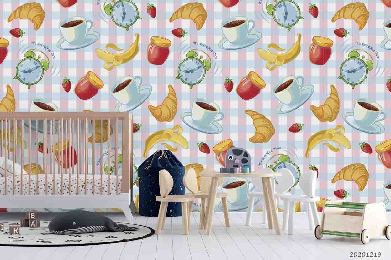 S Fruits Pattern Wall Murals Wallpaper Murals Wall Sticker
