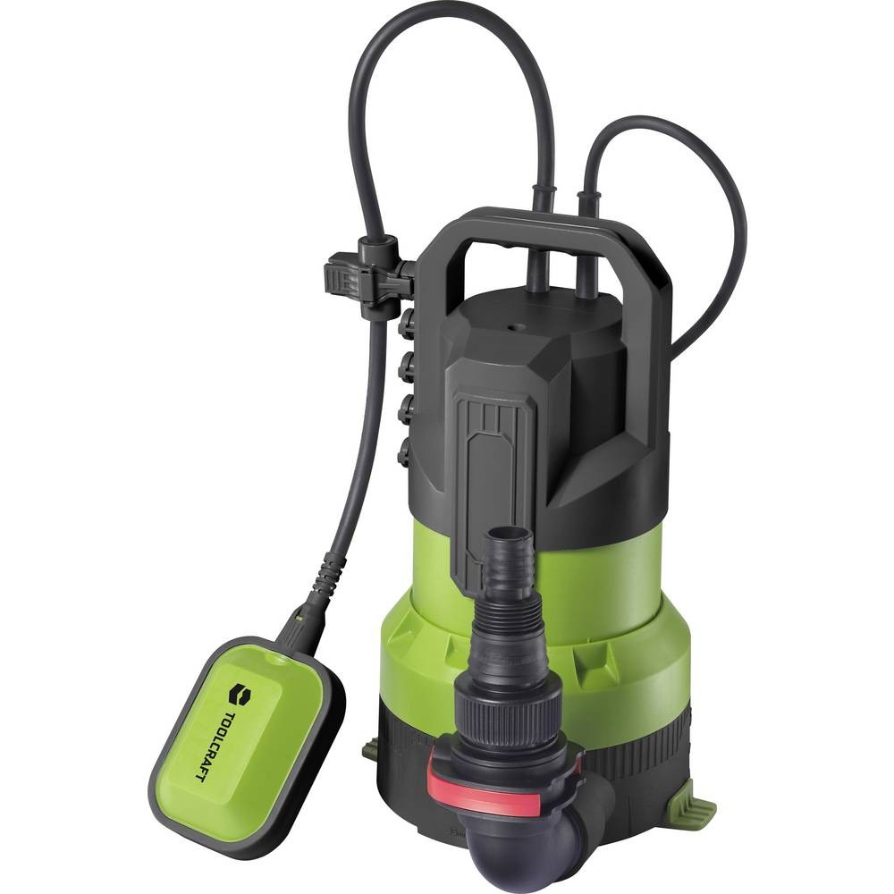 Pompe vide-cave TOOLCRAFT TO-10207230 pour eaux chargées débit 13000 l/h raccord 6 pouces