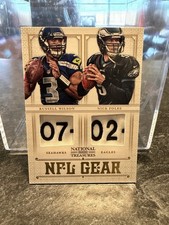 2012 Panini National Treasure Russel Wilson-Nick Foles Rookie-Patch-#31/49