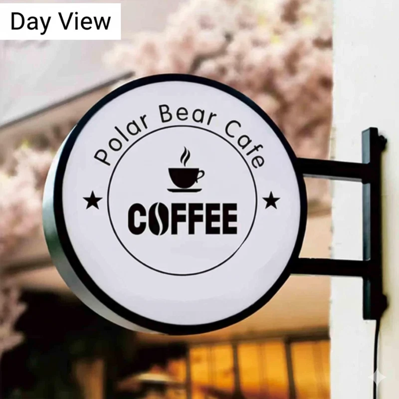 LED Light Box Sign Double Sided Illuminated Advertising Projecting Shop Sign - Image 2 of 4