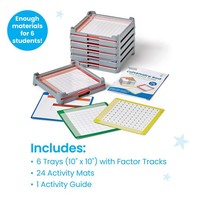 Learning Resources Cuisenaire Stab-Tabletts 6Er-Set, Ab 5 Jahren, EnthäLt Nur