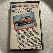 20 GREATEST HITS 1970 ORIGINAL ARTIST CASSETTE TAPE