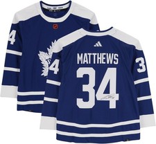 Auston Matthews Maple Leafs Signed 2022-23 Reverse Retro Adidas Authentic Jersey