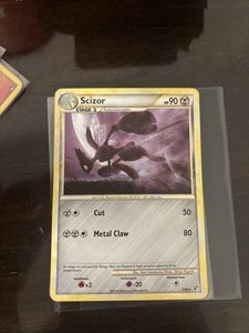 Scizor 7/90 HGSS Undaunted Holo Rare Pokemon Card