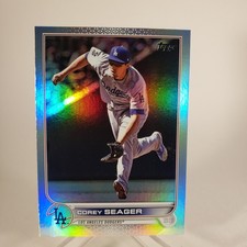 Corey Seager 2022 Topps Series 1 #301 Rainbow Foil Los Angeles Dodgers