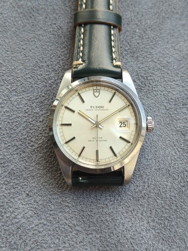 Tudor Prince Oysterdate Jumbo Size 38mm Beautiful Silver Dail ...