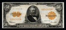 1922 $50 CRISP VF+/XF Historic Large Size GOLD Certificate!