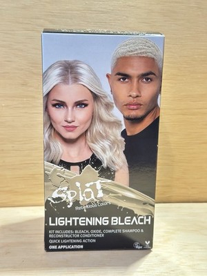 Splat Lightening Bleach Kit Ammonia Free Hair Lightener New Factory Sealed