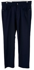 Members Mark Benton Slim Fit Performance Pant Navy Mens Size 32 x 30 Stretch NWT