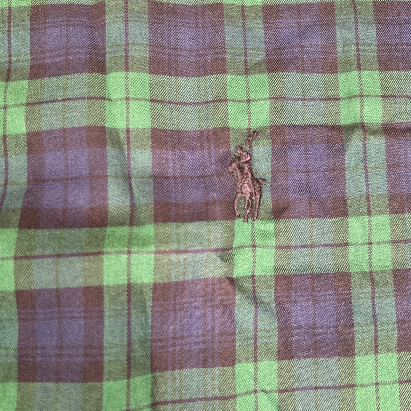 Polo Ralph Lauren Holi Sun Valley Plaid Button Shirt Long Sleeve Green 2XB NWT thumbnail 4