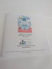 Braille  100 Best Brain Teasers For Kids Vol 2 For Blind And Visually Impaired