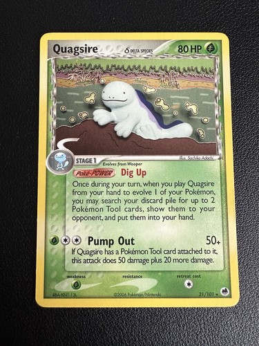 Quagsire (Delta Species) 21/101 Dragon Frontiers Regular