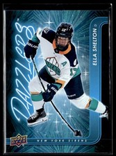 2024-25 Upper Deck PWHL Dazzlers Blue Dazzlers Ella Shelton