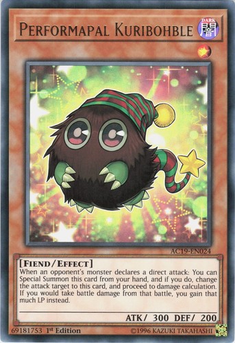 Performapal Kuribohble AC19-EN024 YuGiOh Advent Calendar 2019 card