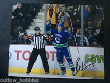 Vancouver Canucks Bo Horvat Signed Autographed 11x14 Photo COA