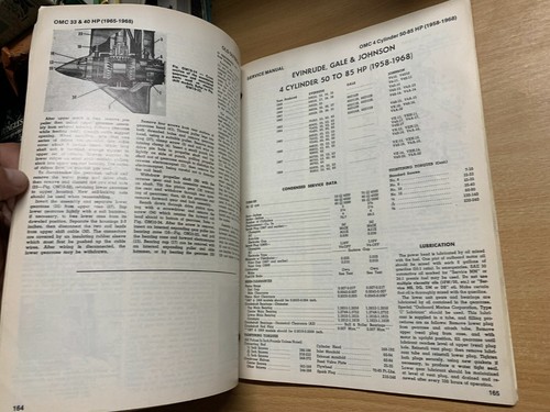 1983 "ANTIGUO MANUAL DE SERVICIO DE MOTOR FUERABORDA VOLUMEN 2" LIBRO DE BOLSILLO GRANDE (P3) - Imagen 12 de 12