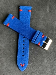 22mm blue watch strap