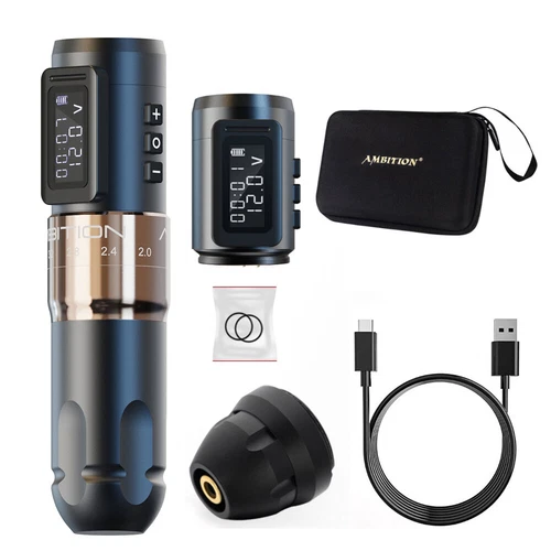 Wireless Tattoo Machine Pen 6 Stroke Length Adjustable 2.0-4.0mm Brushless Motor image 20