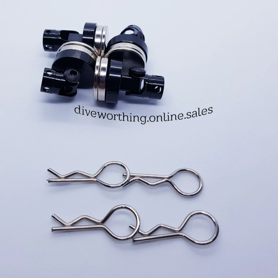 Magnetic Body Post Mounts for RC Cars, Trucks, Crawlers. Blk. UK stock.   - Image 2 of 3
