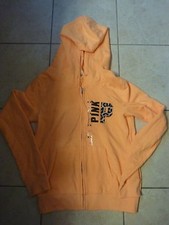 VICTORIAS SECRET PINK LEOPARD/CHEETAH "PINK""P" FULL ZIP HOODIE NWT