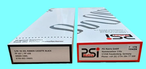 PSI Farbband / Ribbon Cassette Typ: PSI S/RC 96 XXL für: PP-407 / PP-408
