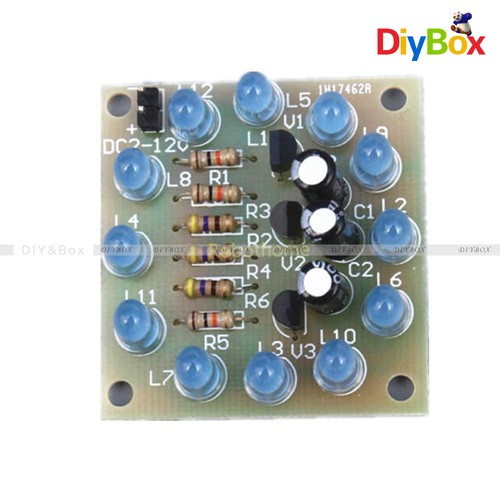 Suite Lampade Circolari 12pz LED Blu Fai da Te Perfect Produzione Elettronica Fai Da Te - Foto 2 di 6