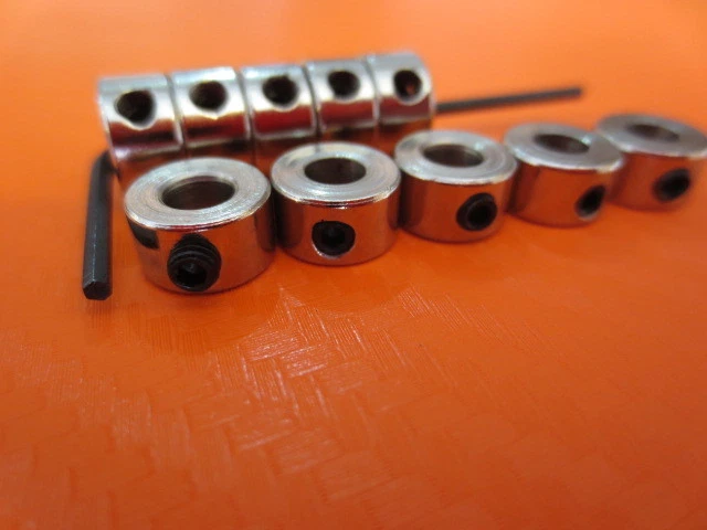 10 Stück Stellringe Klemmringe 3mm Stellring Radachse Sechskantschlüssel - Bild 3 von 4