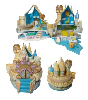 VTG POLLY POCKET TRENDMASTERS STARCASTLE SUNBEAM CASTLE COMPACT '97 PLAYSET RARE