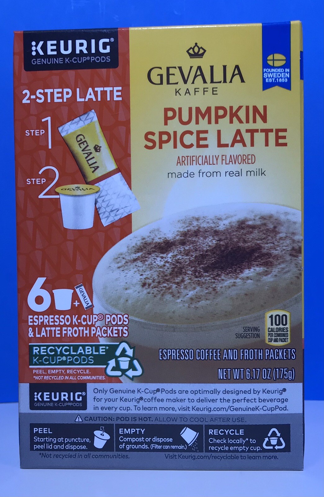 Gevalia Pumpkin Spice Latte Coffee 24k 