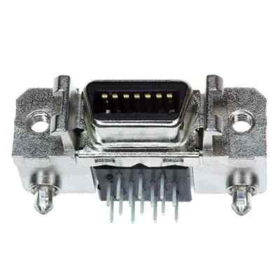 CONN RCPT 14POS R/A LÖT
