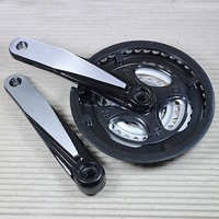 "Kurbel Set Mijnen Pieper Speed 887-K 42/34/24 ZäHne 170 Mm 4 Kant 9/16\" Alu"