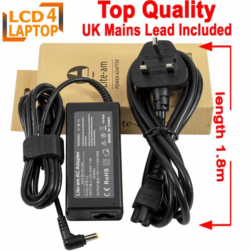 Laptop AC Power Adapter Battery Charger For Acer Aspire 5738 5338 7750 5730 - Picture 2 of 5