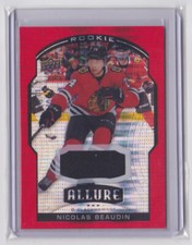 2020-21 UPPER DECK ALLURE ROOKIE RED RAINBOW JERSEY NICOLAS BEAUD #79 BLACKHAWKS