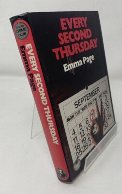 Every Second Thursday by Emma Page HB 1981 Collins Crime Club Reading Copy