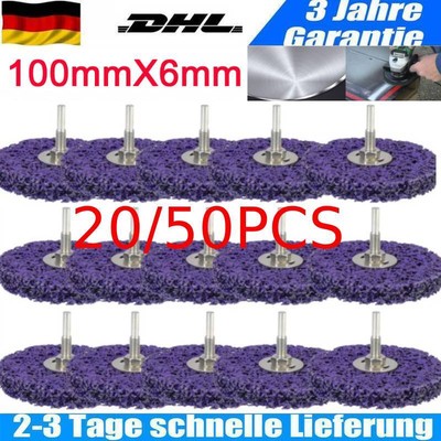 2-50x CSD Scheibe  100X6mm Grobreinigungsscheibe Reinigungsscheibe CBS Nylon Set