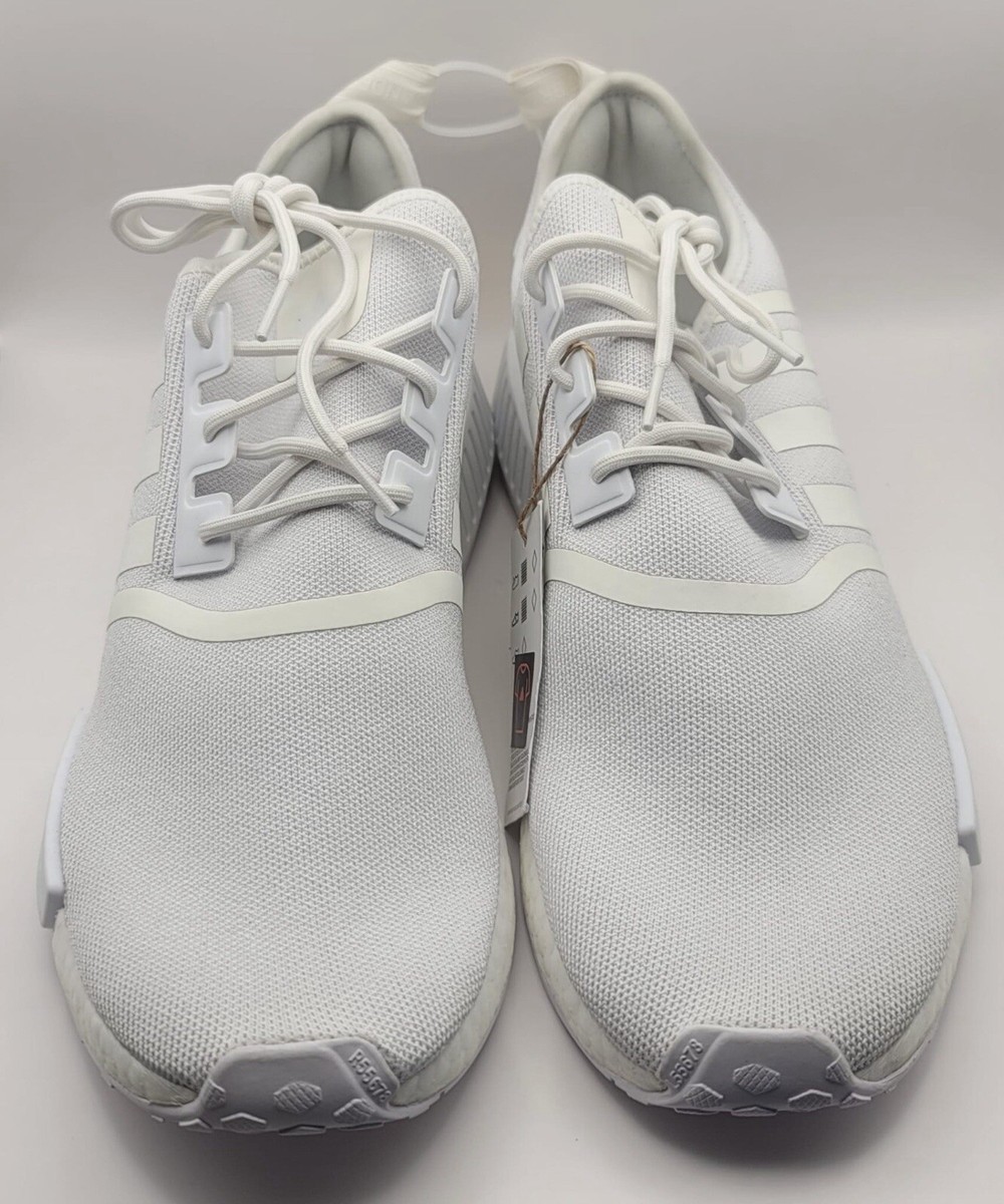adidas gazelle silver green womens Shop White Mens adidas NMD R1 Lace Up Sneakers – Shoebacca main image 1