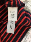 Madewell Ponte Blue & Red Striped Skirt, Size XXS, NWOT — photo 6