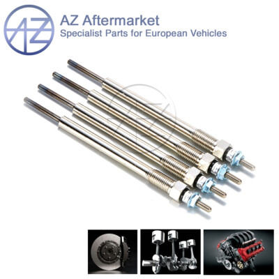 AZ 4x Diesel Heater Glow Plugs Fits Kia Sorento (Mk1) 2.5 CRDI