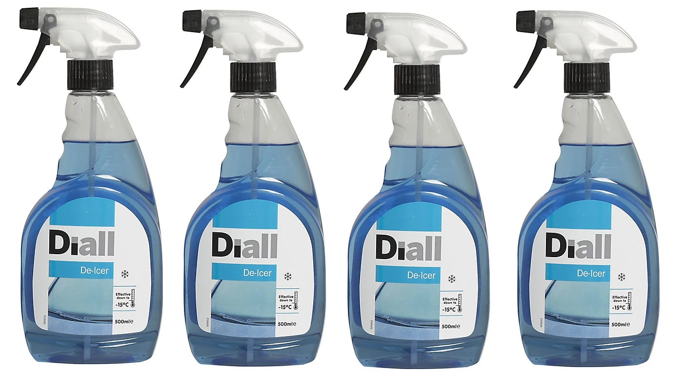 12 X 500ml De Icer Trigger Spray Deicer Works Down to 15 CarPlan De