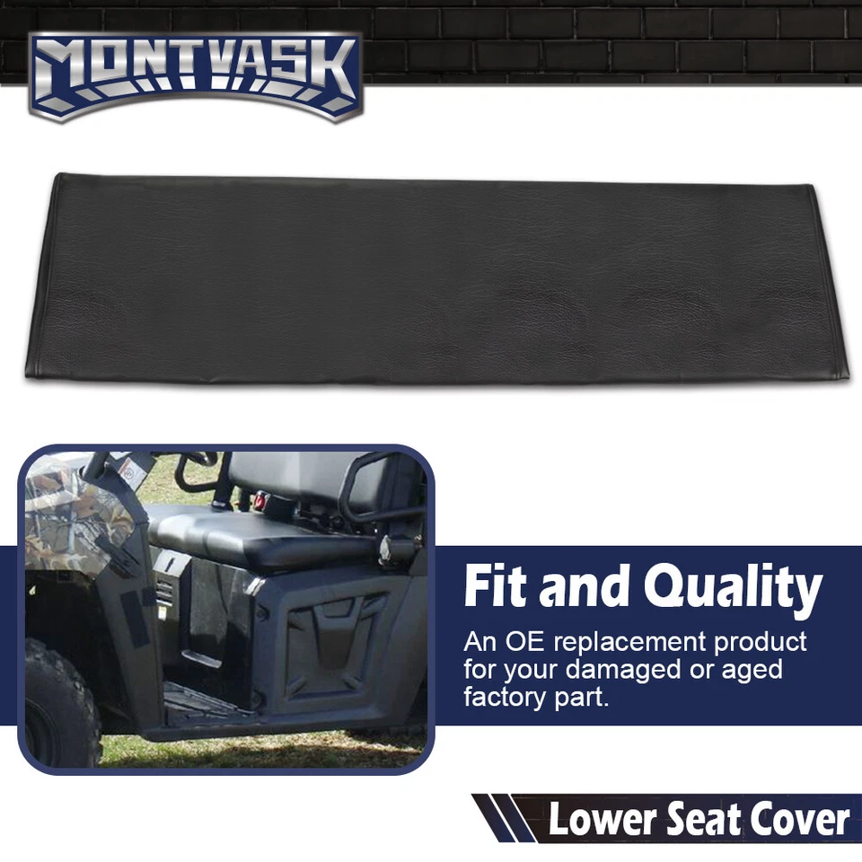 Cubierta de asiento inferior mediana negra apta para Polaris Ranger 400 500 570 800 2010-2014 Foto 4 de 4