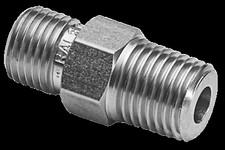 Ralston QTHA-1MS0 1/8" Male NPT x Male Quick-Test Adapter, S.S.