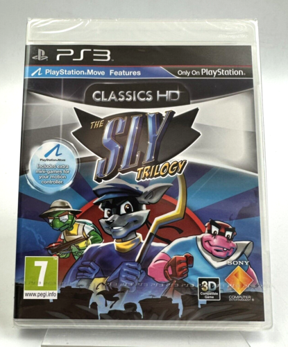 PS3 The Sly Trilogy, UK Pal, New And Factory Sealed
