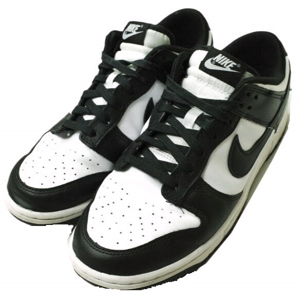 Nike Dunk Low Retro ブラックホワイト 27cm Nike Dunk Low (GS) - White/Black-White ( Size 7Y) | eBay