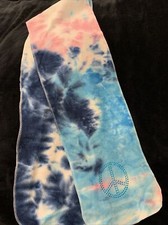 Undee Bandz Girls Tie Dye Peace Scarf