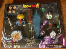 Dragon Ball Z Super Saiyan Future Trunks vs. Fusion Zamasu Figure Set of 2