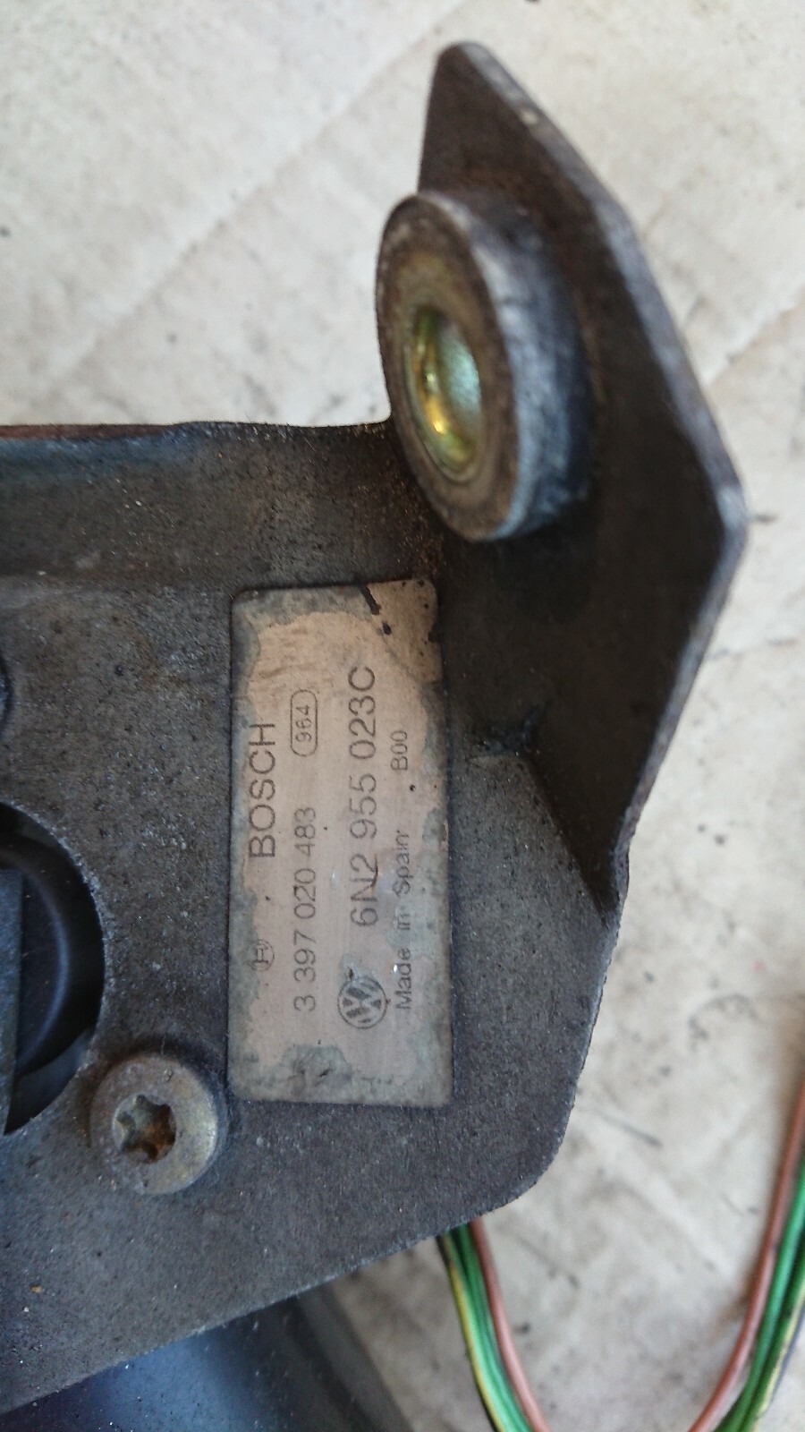 VOLKSWAGEN POLO 9400 WIPER MOTOR & LINKAGE 6N2 955 023C eBay