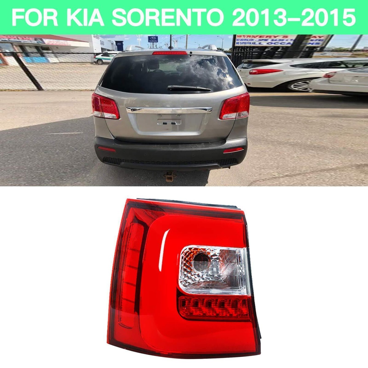 Left Outer Tail Light Replacement Left Side Led Tail Light For 2013 