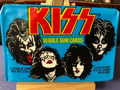 Vintage KISS trading cards wax pack - Sealed | eBay
